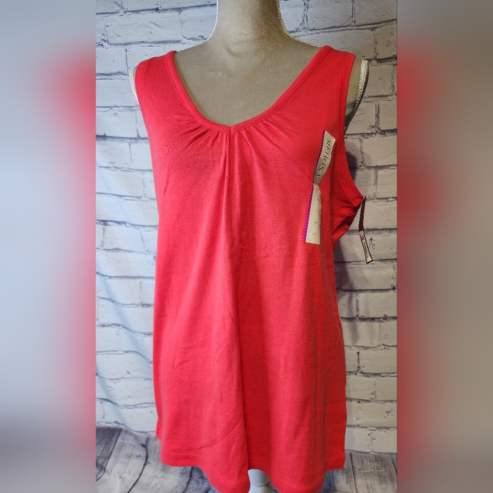 NWT Merona Women's Red Sleeveless Top, Size XXL